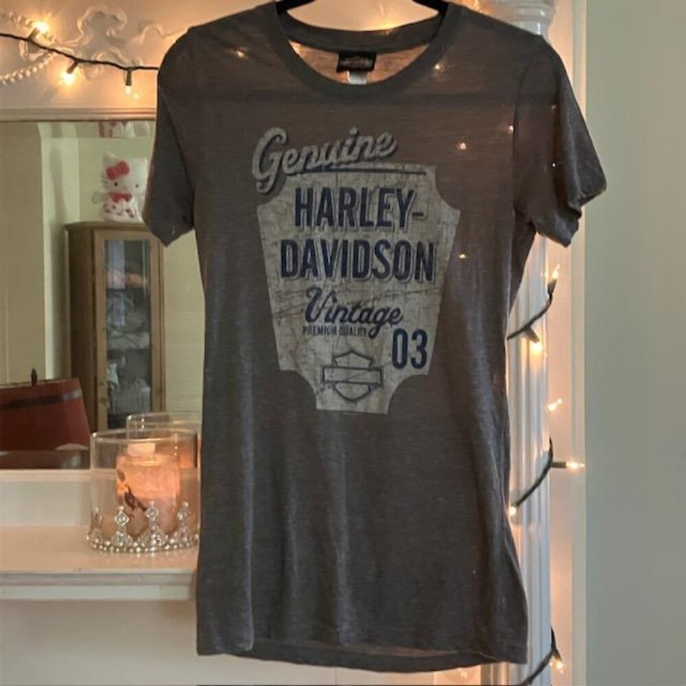 Vintage Harley Davidson Burn Out T-shirt EUC!!! Sz XL